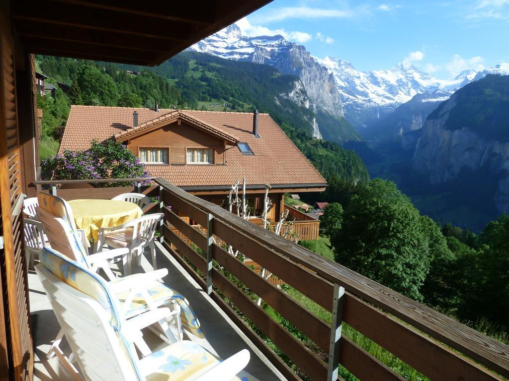 Chalet Gerbera Wengen Exteriör bild